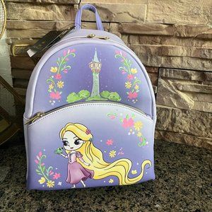 NWT Loungefly Disney Mini Backback Purple Rapunzel